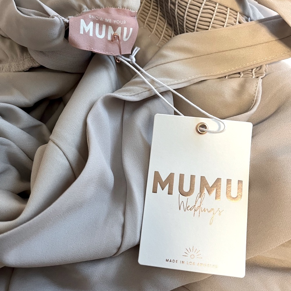 π€β¨ Show Me Your Mumu Tan Maxi Dress β Size 1XL β New With Tags β¨π€ *cross-listed - Picture 5 of 6